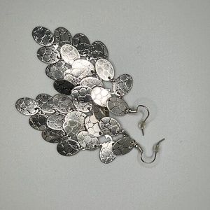 Silver Bangle Earrings